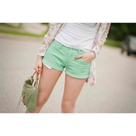 Green Shorts 💚 Mint Green Shorts Fashion Girly Fashion