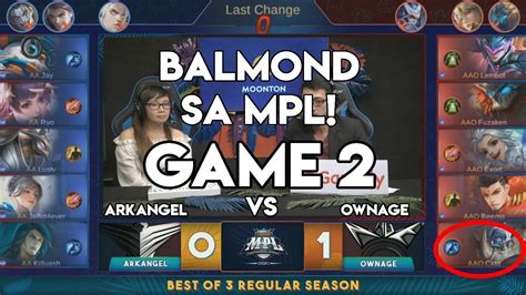 ArkAngel Ownage Vs ArkAngel Game 2 MPL PH S3 Regular Season Week 5