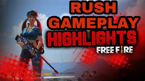 Free Fire Rush Gameplay Highlights YouTube