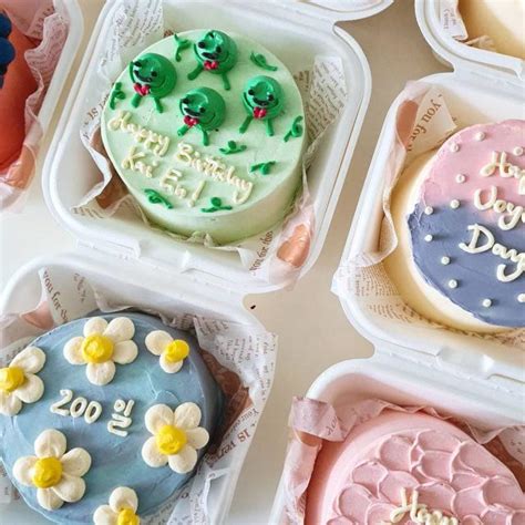 Gemas Ini Pilihan Desain Bento Cake Korea Yang Off