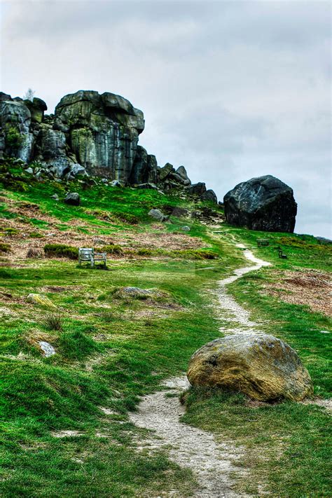 Cow and Calf Rocks on Ilkley Moor. by GaryTaffinder on DeviantArt