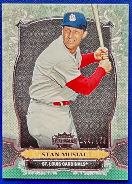 Topps Triple Threads Emerald Stan Musial For Sale