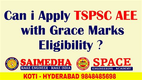 Can I Apply TSPSC AEE With Grace Marks Eligibility SAIMEDHA KOTI