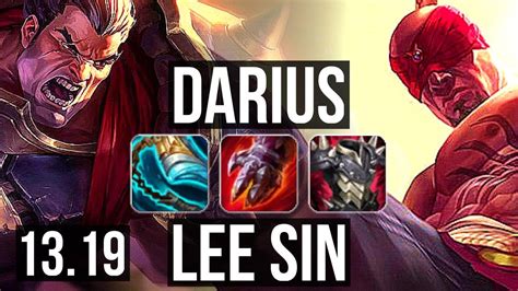 Darius Vs Lee Sin Top 14 2 5 900 Games Rank 8 Darius 1 2m