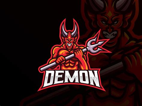 Demon Mascot Sport Logo Design 6911561 Vector Art At Vecteezy