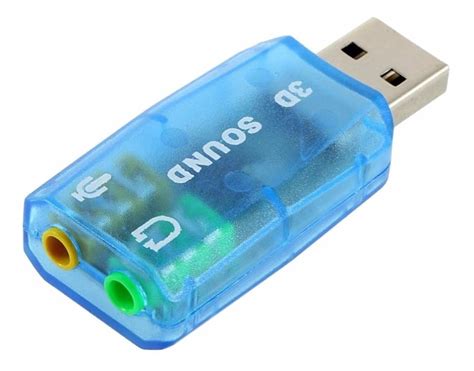 Tarjeta De Sonido Usb Audio 5 1 Canales Pc Laptop Digital 3d 49 99