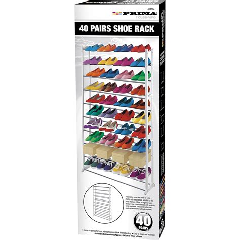 Warehouse Bargains 40 Pair Shoe Rack