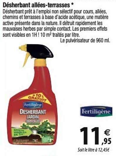 Promo Fertilig Ne D Sherbant All Es Terrasses Chez Trid Me Icatalogue Fr