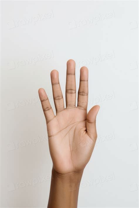 Hand Finger White Background Gesturing Premium Photo Rawpixel