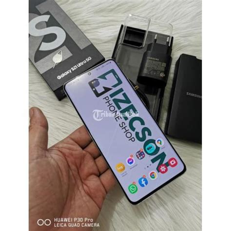 HP Samsung S21 Ultra 5G 16GB 512GB Fullset Seken Mulus Siap Pakai Di