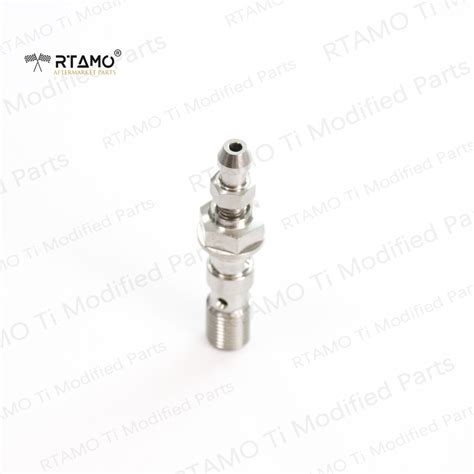 Rtamo Titanium Gr Dual Hole Nipple Bleeder Banjo Kit Modifited Brake