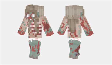 Zombie Girl Skin for Minecraft