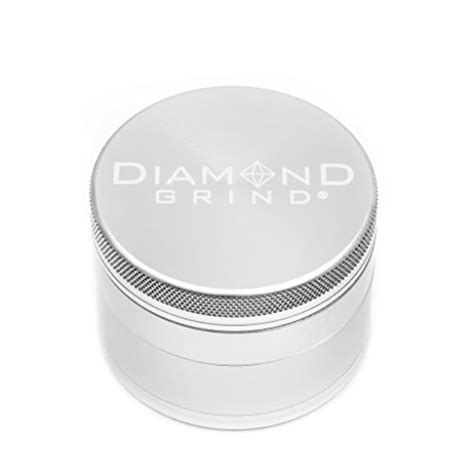 Aplnsb06xk3v33w Diamond Grind 4 Piece Aluminum Herb Grinder With Screen