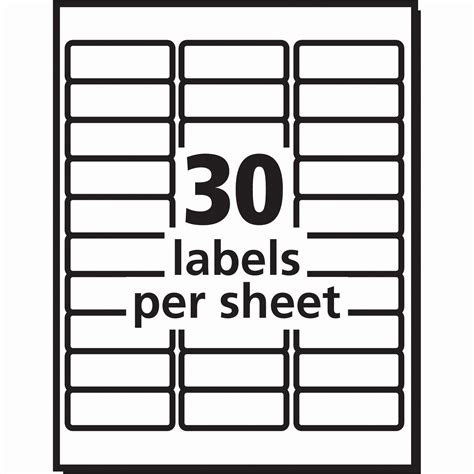 50 Avery 10 Per Page Labels