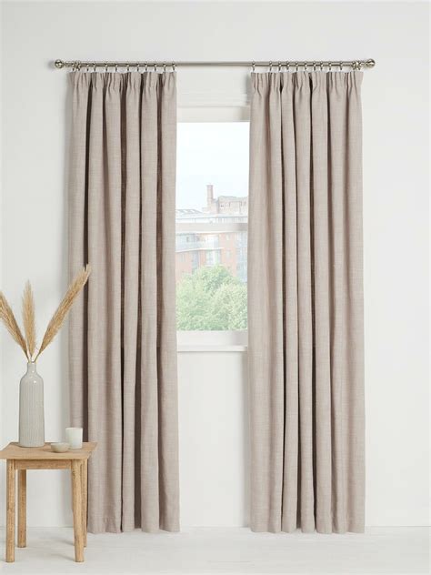 Heartwarming Neutral Pencil Pleat Curtains Sheers In Front Of