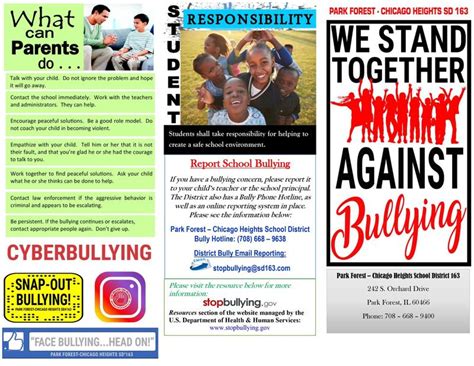 We Stand Together Against Bullying Park Forest Chicago Heights