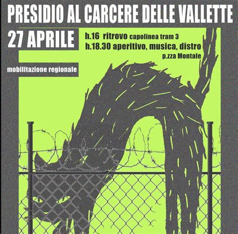 Sabato Aprile Presidio Al Carcere Delle Vallette Rivoluzione