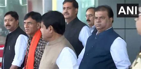 Bjp Observers Arjun Munda Sarbananda Sonowal Reach Raipur To Attend