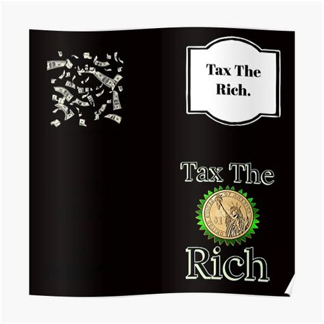 Tax The Rich Sticker Pack Poster By Devendra2001 Redbubble