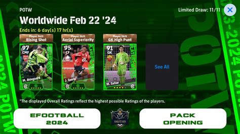 Potw Free Try Opening In EFootball 2024 Mobile Potw Free Chance Deal