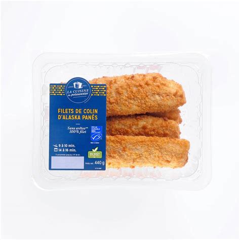 Les Filets de colin d Alaska panés mon marché fr