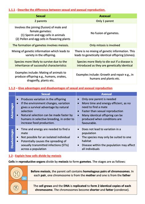 B Gcse Aqa Biology Trebles Inheritance Variation And Evolution