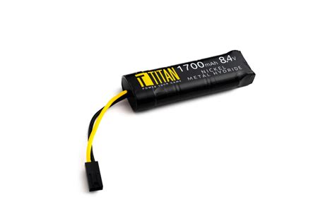 Titan 84v 1700mah Nimh Battery Brick Tamiya Connector — Airsofteire