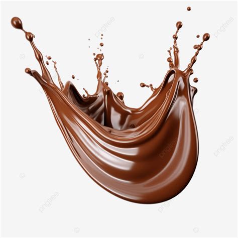 Chocolate Splash With Droplets Chocolate Chocolate Splash Splash Png