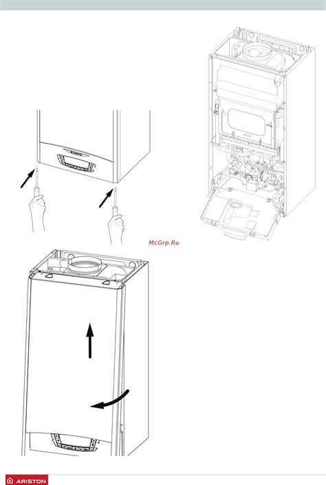 Ariston CLAS X SYSTEM 24 CF 28 32 Доступ к внутренним элементам