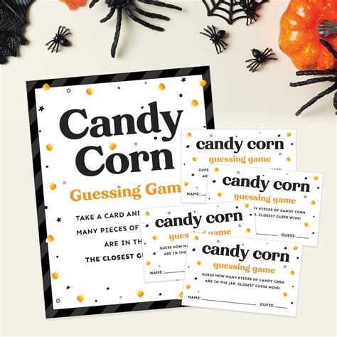 Candy Corn Guessing Game Printable