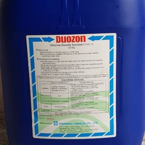 Chlorine Dioxide Solution 5 Duozon Hàn Quốc