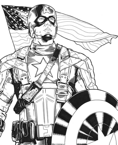 Captain America Face Drawing At Getdrawings Free Download