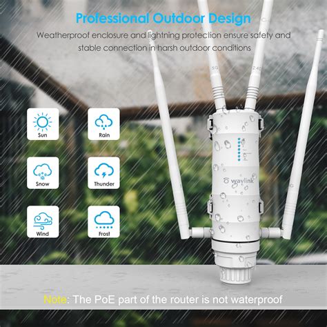 Wavlink Ac High Power Outdoor Weatherproof Wifi Range Extender Ap