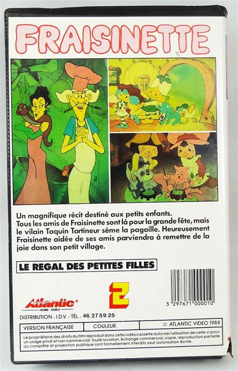 Charlotte Aux Fraises Cassette Vhs Atlantic Home Video Fraisinette