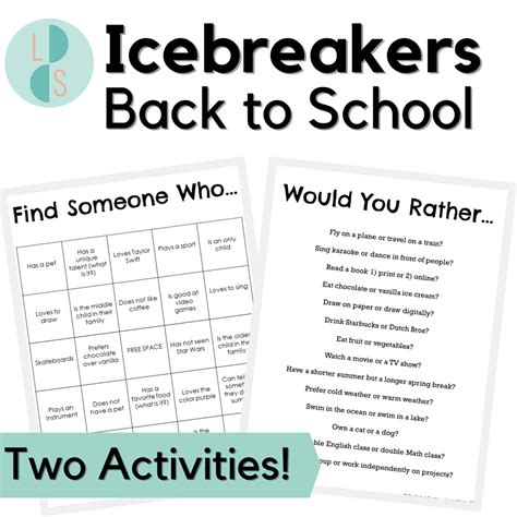 Ice Breaker Topics Made By Teachers