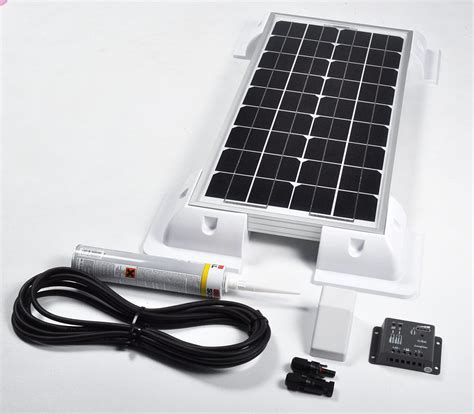 W V Solar Battery Charger Vehicle Kit Deluxe Sunstore Solar