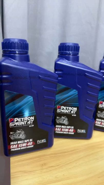 Petron Sprint T Sr Premium Multigrade Motorcycle Oil Sae W L