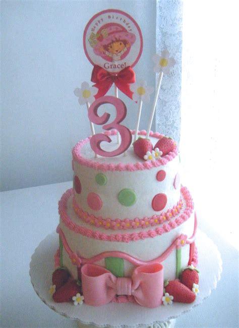 Strawberry Shortcake Birthday Cake