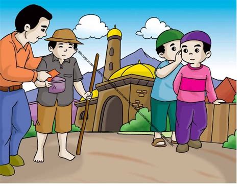 Gambar Kartun Orang Sedang Bersedekah Jaylinkruwbradford