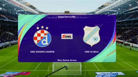 Ghk Dinamo Zagreb Vs Hnk Rijeka Pes Shnl Youtube