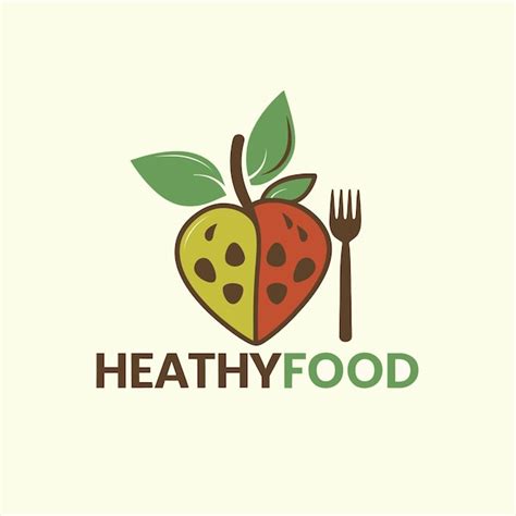 Premium Vector Healthy Food Logo Icon Vector Template