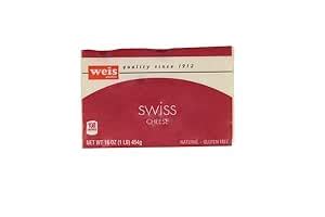 Amazon Weis Quality Cheese Swiss Bar Ounce Grocery