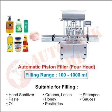 Automatic Shampoo Filling Machine At Rs 58000 In Ambala ID 2849109457855