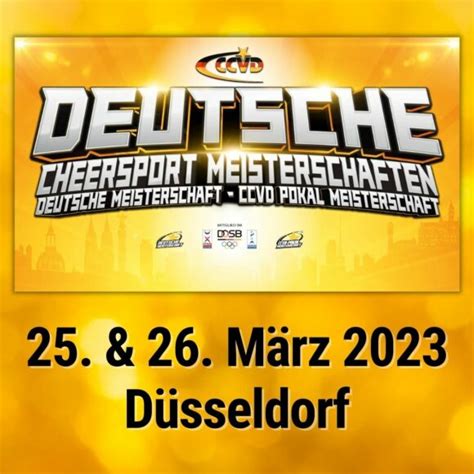 Deutsche Cheersport Meisterschaften Cheerleading Und