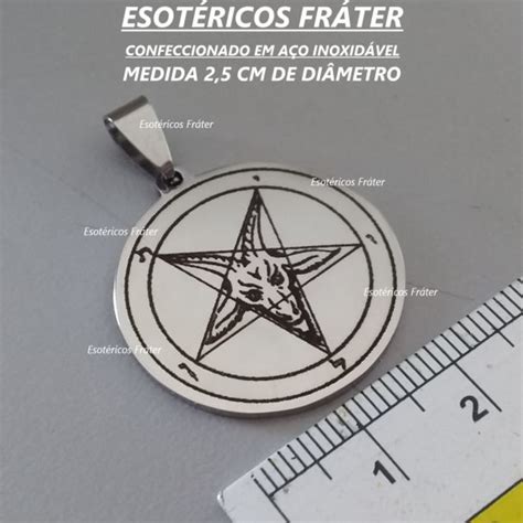 Cordão Pingente Pentagrama Invertido Satanismo no Elo7 A P ARTES