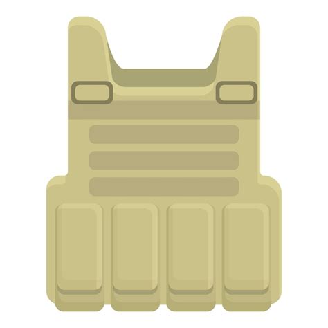 Premium Vector Safety Vest Icon Cartoon Vector Bullet Proof Armour Vest