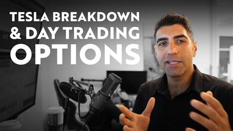 Tesla Breakdown And Day Trading Options Youtube