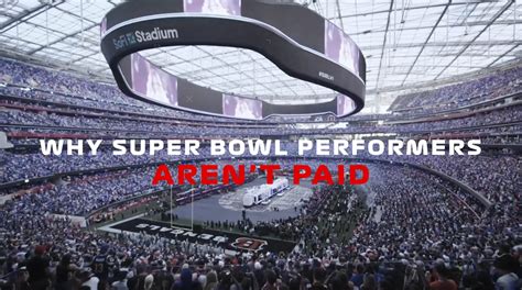 Why Super Bowl Halftime Performers Aren't Paid