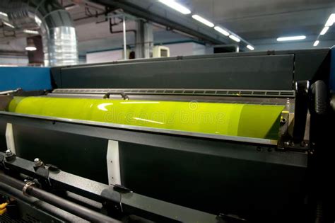Printing Plant Offset Press Machine Stock Image Image Of Media