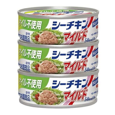 【楽天市場】はごろも オイル不使用シーチキンマイルド（70g×3缶）×3個：くすりのレデイハートショップ